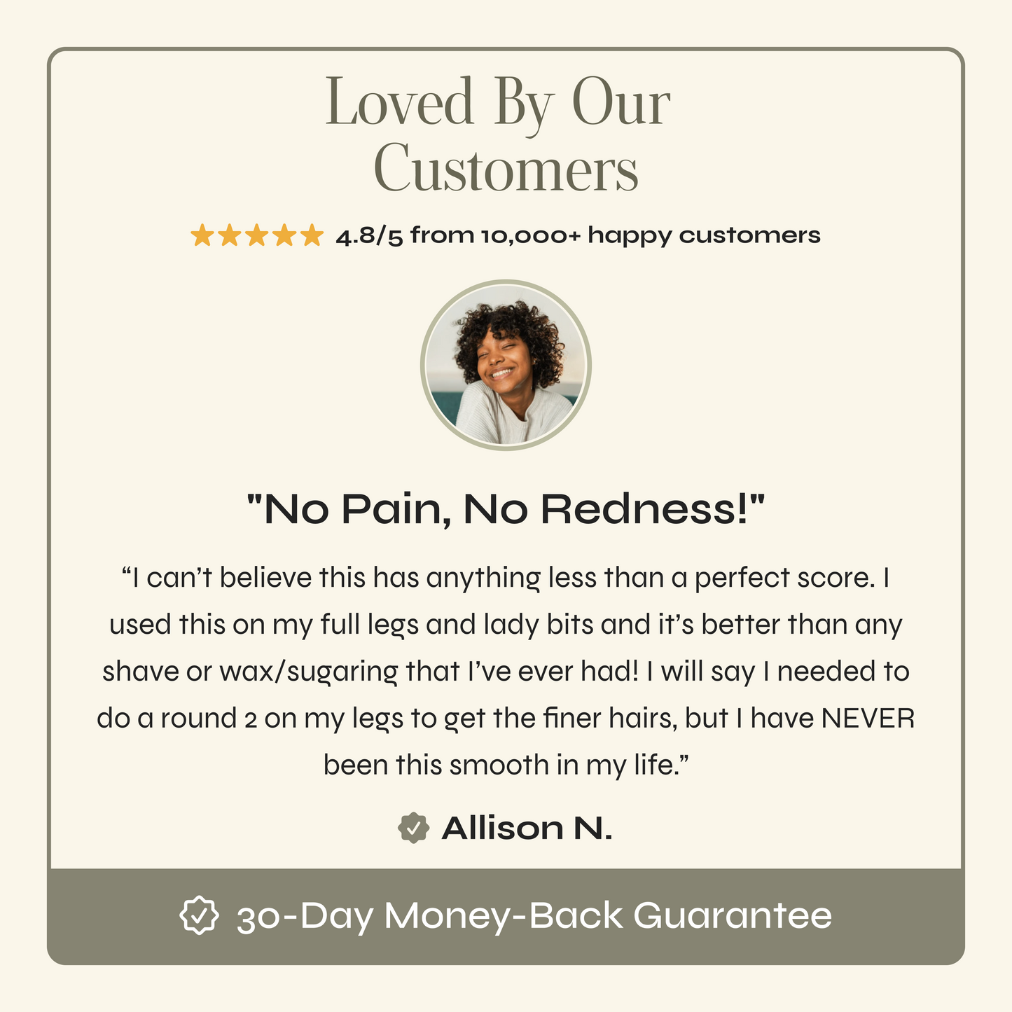 Painless Body Hair Removal Cream